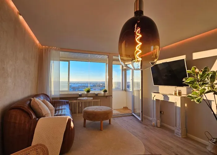 Stylische Sunset-wohnung شقة